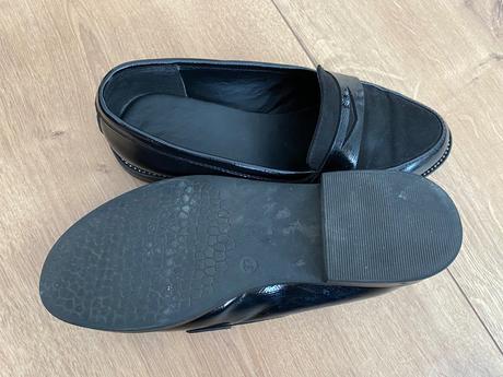 Čierne mokasíny, deichmann,37
