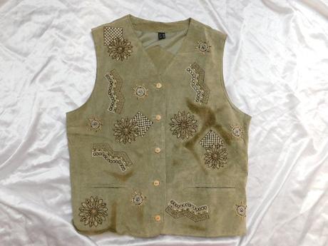 Semišova vesta ku kroju, 40