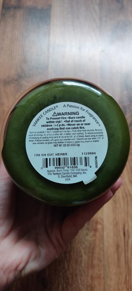 Yankee candle fresh cut herbs, 