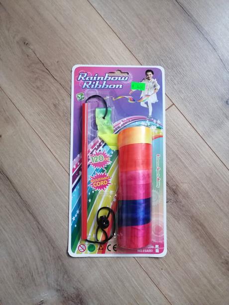 Gymnastická farebná stuha montessori, 