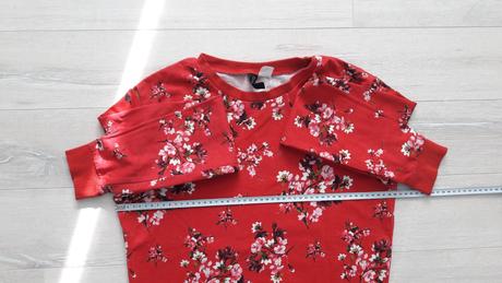 H&m kvetinková mikina, h&m,s