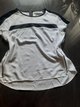 Bisiness office blúzka s krátkym elegantná, calvin klein,xs