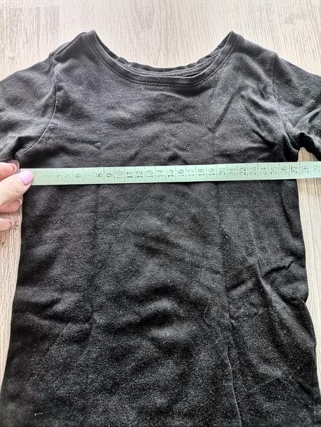 Dievčenské čierne tričko, dopodopo,98