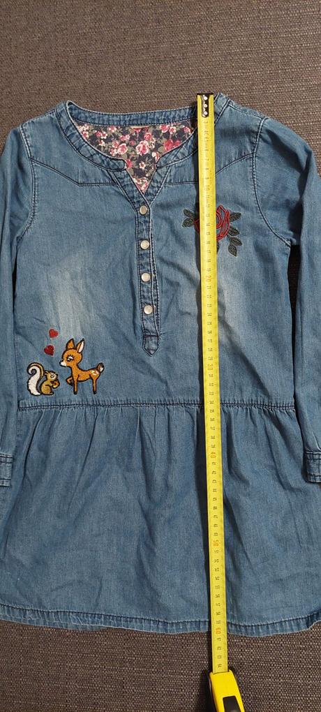 Riflové šaty v.122/128, 122