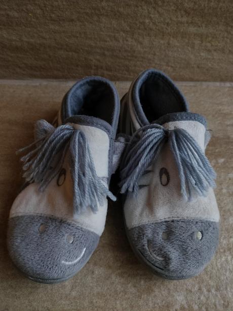 Zebra zateplené papuče, 28