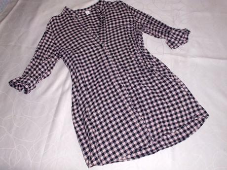 Tunika kocka m-l, h&m,l