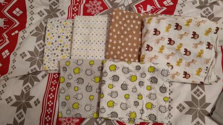 Bavlnené plienky 6ks, 