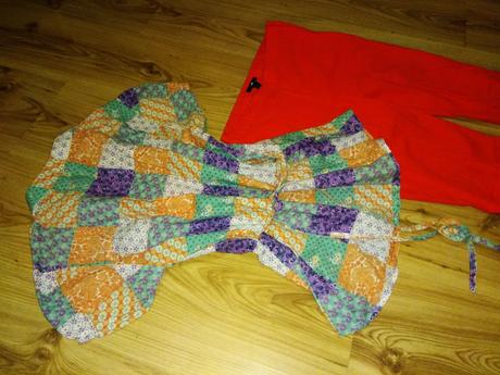 Nohavice h&m + košieľka only , h&m,34