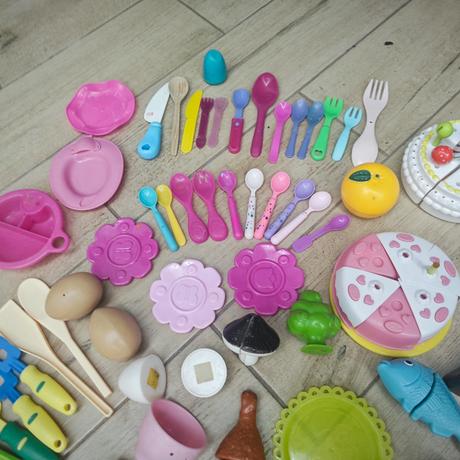 Hračkárske potraviny a riadiky - 120 kusov, 