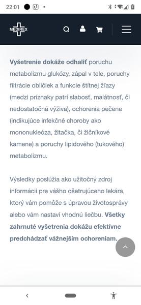 Krv a moč počas preventívky