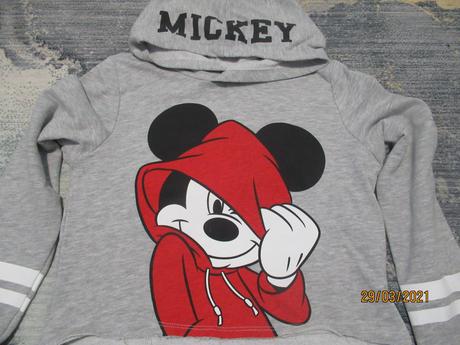 Krásna mickey mikina 146/152, h&m,146