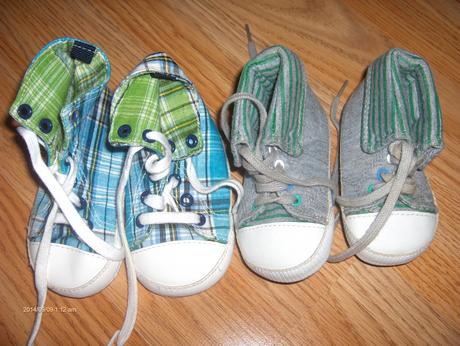 Pekné plátené topánočky, f&f,19