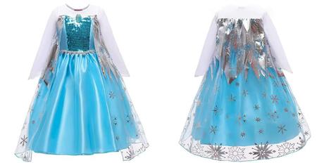 Šaty kostým princez elza frozen ľadové kráľovstvo,