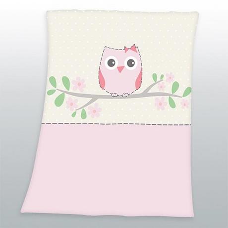 Malá sovička detská deka 75 x 100cm supersoft,