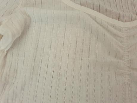 Dámske tričko s dierkovaným vzorom, lindex,m