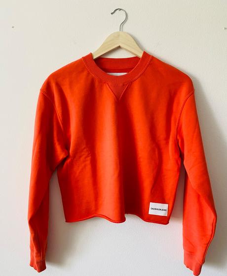 Ck crop mikina, calvin klein,xs
