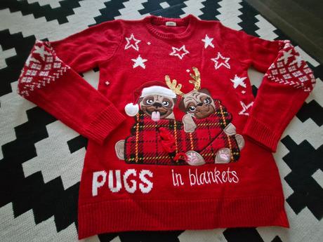 Nadherny pulovrik s vianocnymi psikmi v dekach 158, next,158