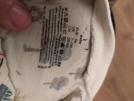 Pižamko, dupačky 56 cm, 56