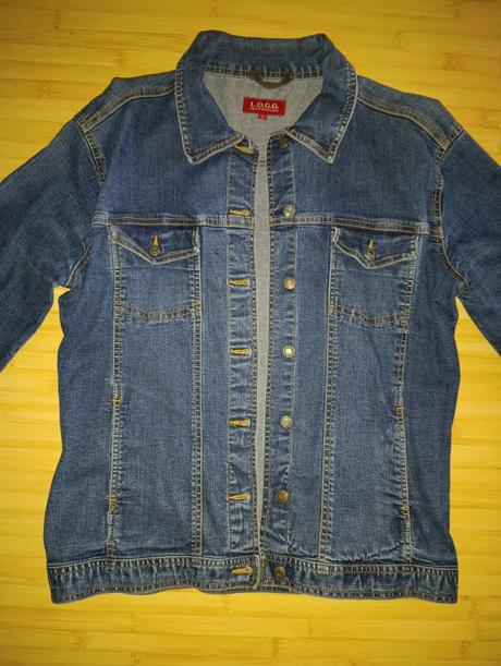 Riflová bunda, h&m,l