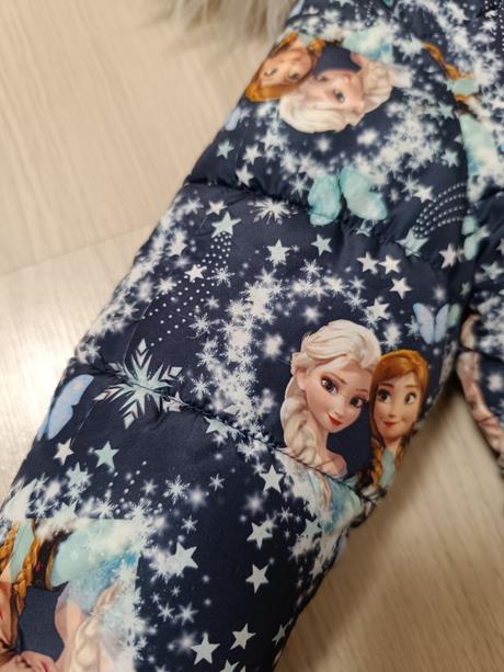 Zimná bunda s elzou, h&m,98