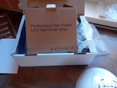 Sada aspira na gélové nechty + lampa uv,