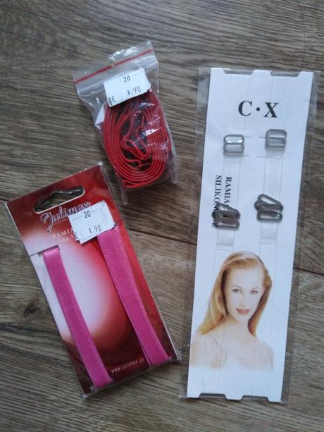 Ramienka k podprsenke, nažehľovačky, 