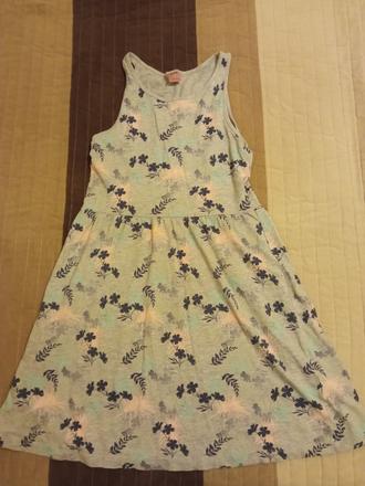 Letné šaty vetvičky kvetiny, 146