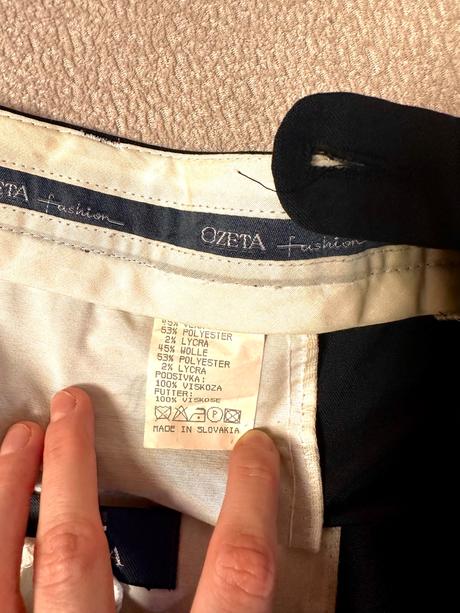 Oblekové nohavice, xl