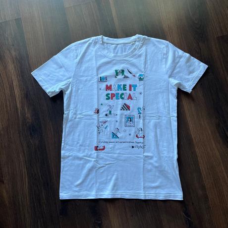 Biele tricko s potlacou make it special, s