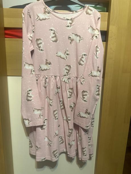 Šaty so zajacom, h&m,140