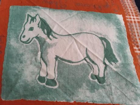 Bavlnená šatka s koníkom, esprit