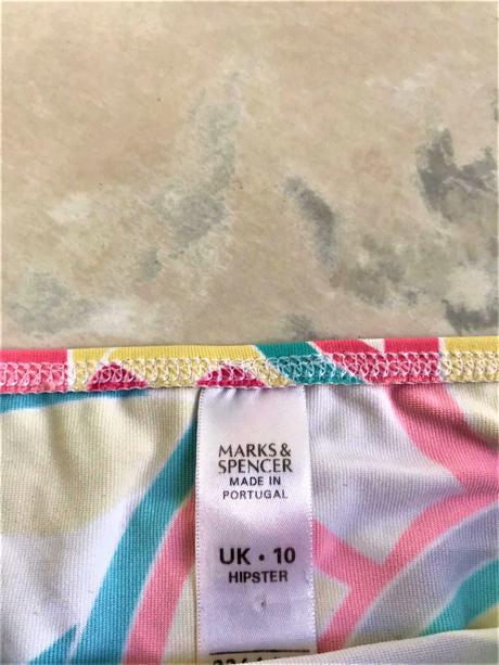 Kvetované plavky - spodok, marks & spencer,38