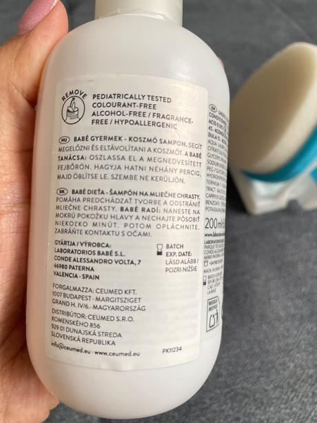Sada na kúpanie a ošetrovanie hlavičky,