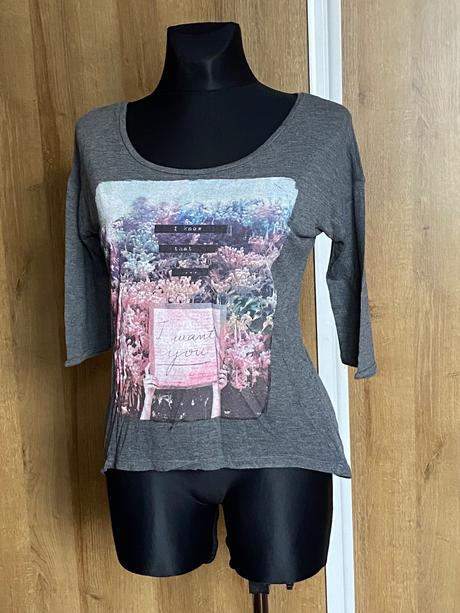 Stradivarius - damske tricko s 3/4 rukavmi, stradivarius,s