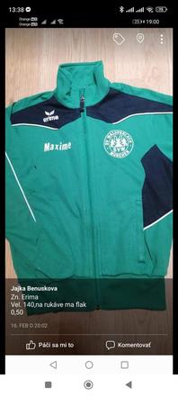 Mikina sportova, 140