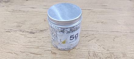 Dekoračné zlato -5 gramov - strieborné, 