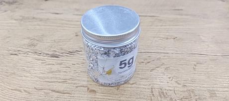 Dekoračné zlato -5 gramov - strieborné,