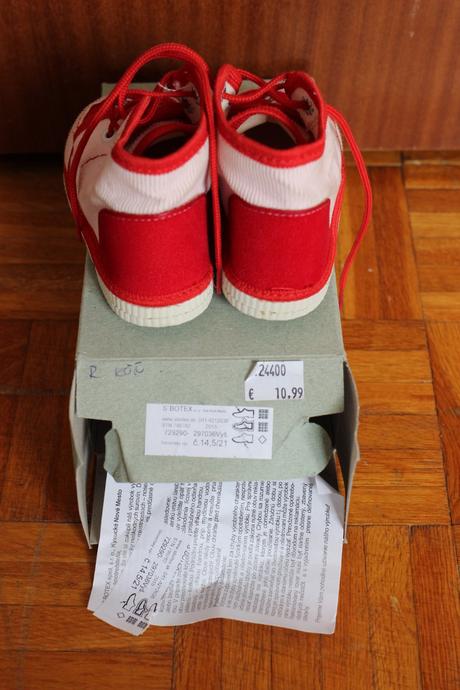 Papučky botex č. 20 /13,5/, s´botex,20