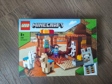 Lego minecraft 21167 trading post, 