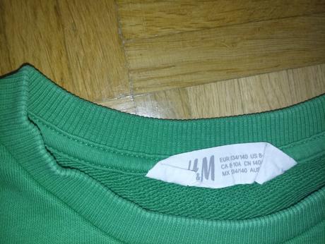 Vianočná mikina, h&m,134