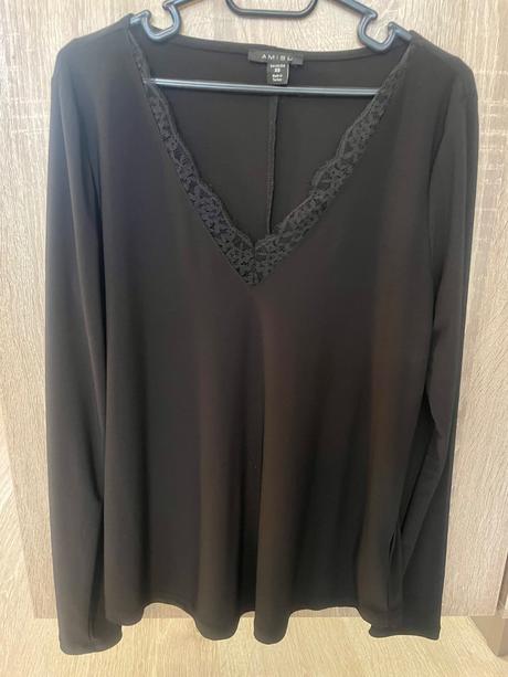 Cierne tricko-bluzka, m