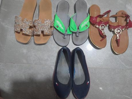 Rôzne značkové šľapky a topánky v 38/38, cena 5e, 39