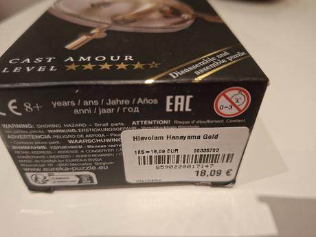 Hlavolam huzzle cast amour, 