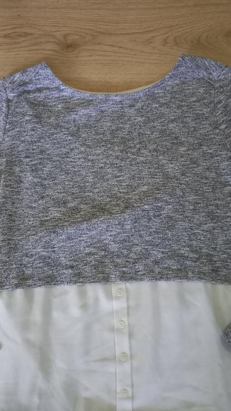 Tričko s blúzkou, bershka,38