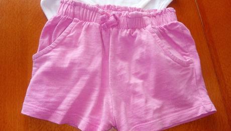 Súprava kraťasy + body, 74