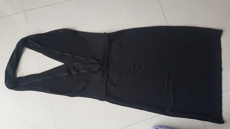Čierne koktejlové šaty, mango,s