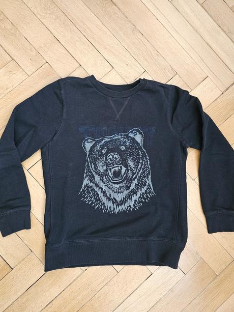 Mikina s medveďom, tommy hilfiger,152