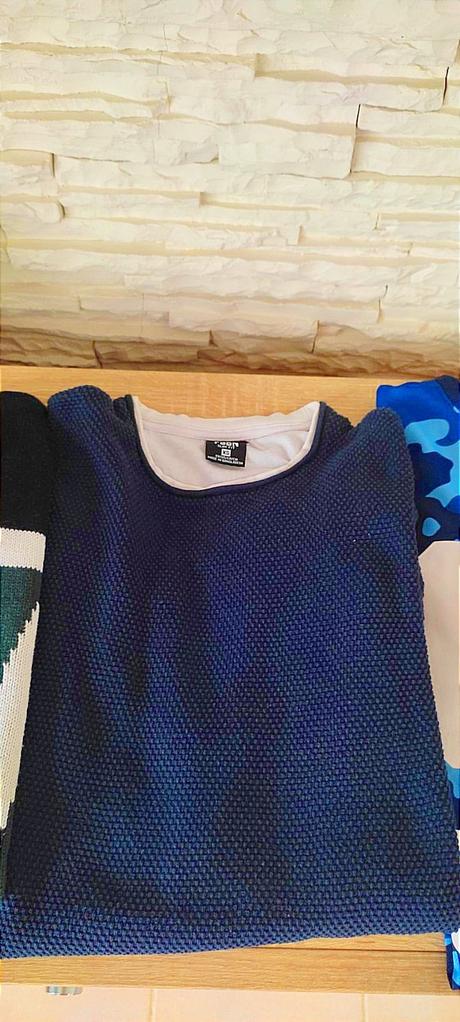 Pulóver tmavo modrá, new yorker,s