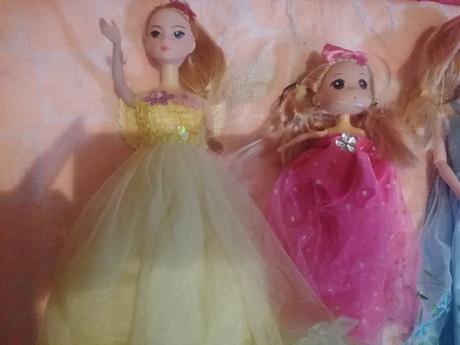 Babiky barbie zlta, ruzova, modra,
