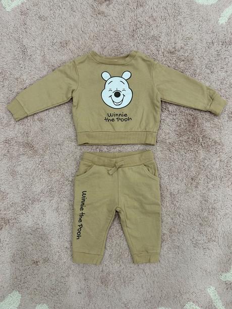 Tepláková súprava a čiapky macko pu, fox & bunny,68